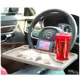 Car Steering Wheel Tray Desk Notebook Laptop Tablet Food Drink Eating Travel Table